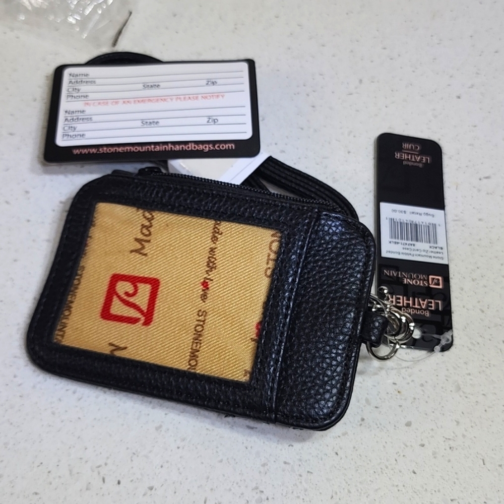 Crossbody Leather credit card, ID, money holder New with tags - Picture 5 of 6